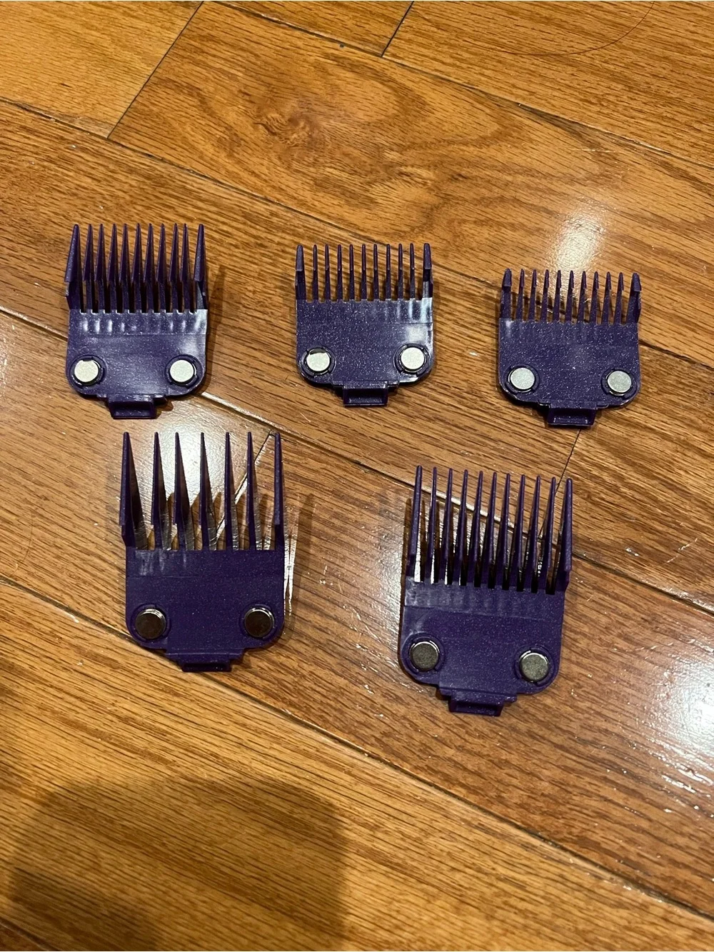 Andis Professional Master Clipper Guards - Dual Magnet Comb Set of 5